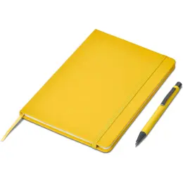 Hibiscus Notebook & Pen Set Yellow